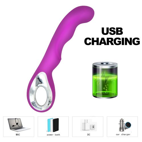 Women G-Spot Vibrator USB Rechargeable Wand Discreet Dildo Handhold Massager Sex Toy Adult Gift For Ladies Girlfriend Wife