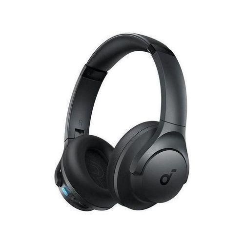Anker Sound core 11ii Hybrid Active Noise Cancelling Headphones, Wireless Over-Ear Bluetooth, 40H Long ANC Playtime, Hi-Res Audio, Big Bass, Customize Via An App, Transparency Mode, Ideal For Travel