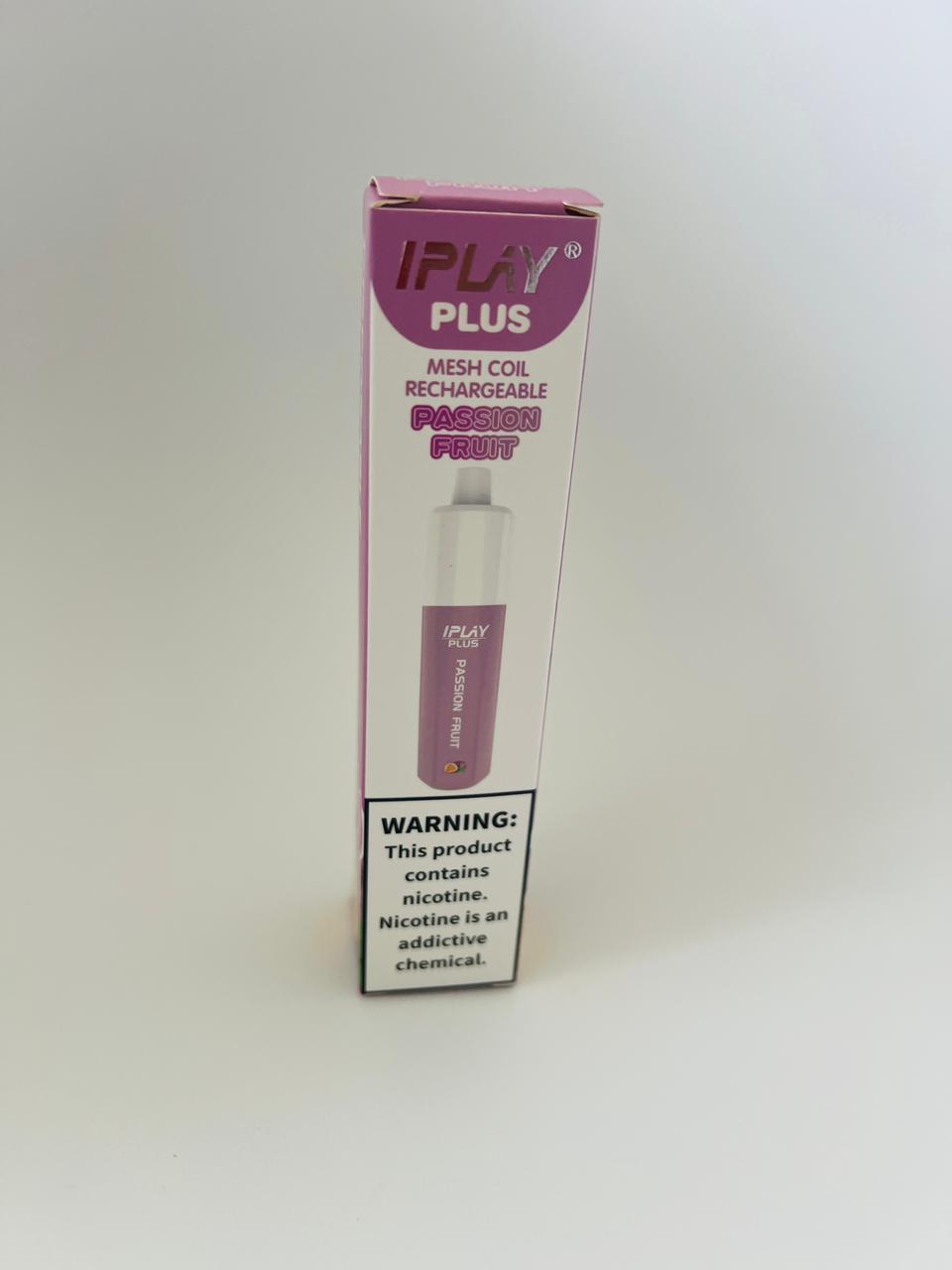I PLUS 4000 Puffs Disposable Vape Pod, 5% NICOTINE, TYPE C-PASSION FRUIT