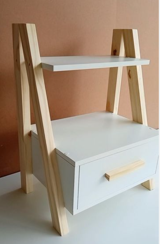 Bedside Table Wooden Feet Tridico Furniture