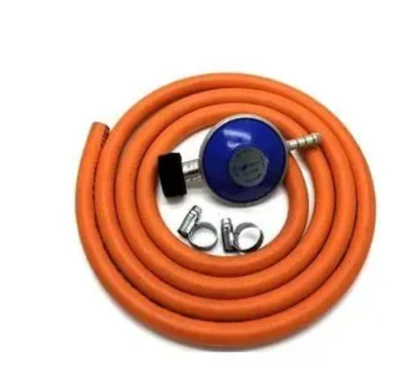 Generic 6KG GAS Regulator +FREE 2M Pipe+ 2 Free Hose Clamps