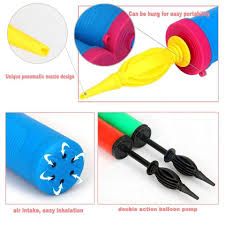 Manual Balloon Inflator Air Pump  Intake Portable Manual Inflator for Balloons, Yoga Balls, Balloon Garland, Party Decorations