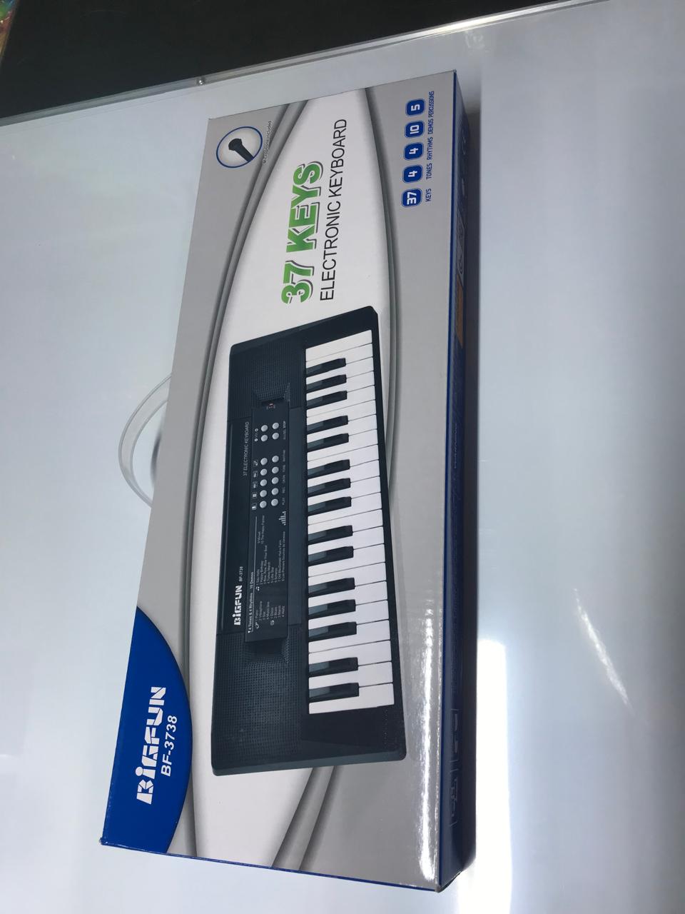 BIGFUN 3738 37 Keys Electronic Keyboard WITH MICROPHONE Piano for Kids Musical Toys for 3 4 5 6 Year Old Girls Boys with Microphone Musical Instrument Piano