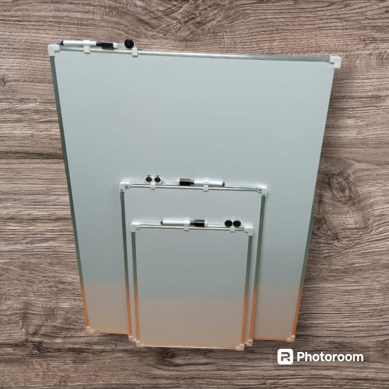 LARGE Double Sided  80X90cm Whiteboard, White  Board, Dry Erase Board,  Silver Aluminum Frame