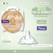 1pcs/Set Contact Nipple Shields for Breastfeeding Breast Nipple Shield from Ultra Thin Silicone Breast Milk Feeding Protector MOM EASY