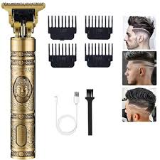 Vintage T9 Trimmer for Men Hair Zero Gapped Clipper Professional Cordless Haircut Electric USB Charging
