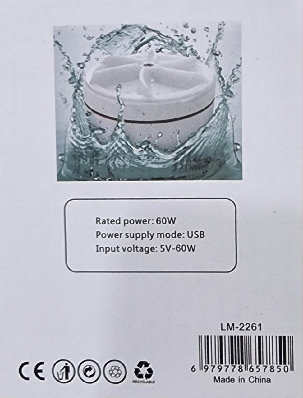 Portable Turbo Washer for Travel,Home,Business,Camping,Apartment,College Rooms to Cleaning Sock,Underwear