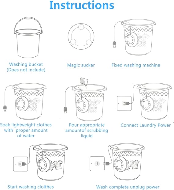 Portable Turbo Washer for Travel,Home,Business,Camping,Apartment,College Rooms to Cleaning Sock,Underwear