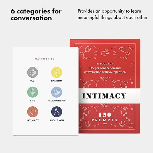 Intimacy Deck 150 Relationship Building Conversation Cards Starters Couples Games