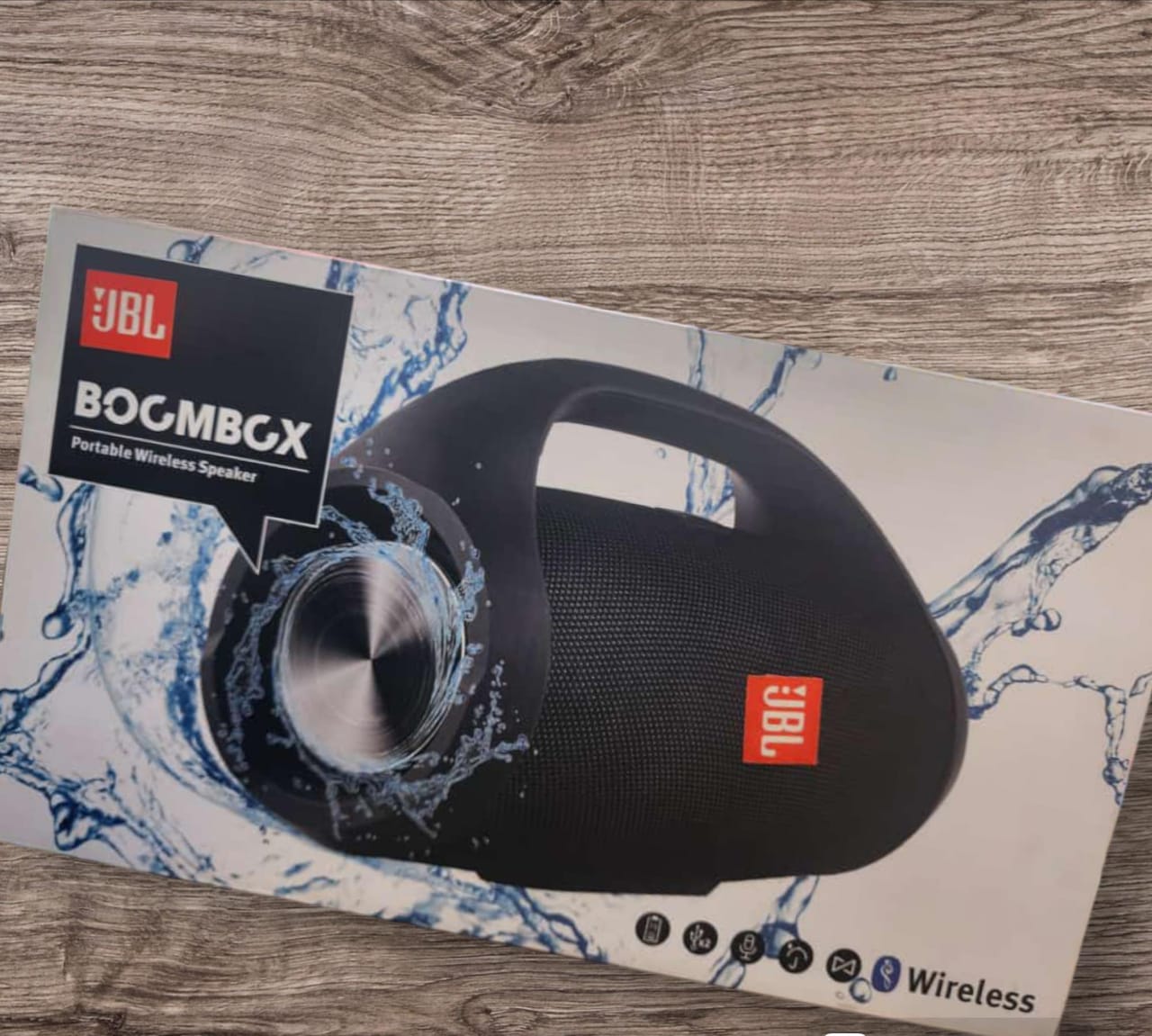LARGE JBL Boombox  - Portable Bluetooth Speaker Bundle with divvi! Protective Hardshell Case
