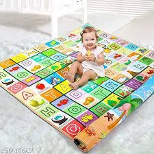 1.9x 2M Extra Large Foam Play Mat Non Toxic Baby Play Mat, Crawling Mat for Baby Double Sided Waterproof Thick Folding Floor Mat for Baby Crawling Anti Slip Soft Play Mat for Toddlers Kids Infants