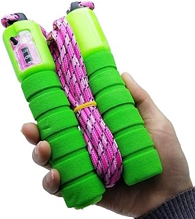 adjustable exercise gym fitness jump ropes workout anti skidding automatic counting jumping skipping rope 3 digit jump counter
