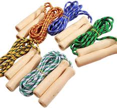 fitness jump rope skipping rope rope kids jump ropes wood handle sport bodybuilding lovely cartoon braiding skipping ropes wood