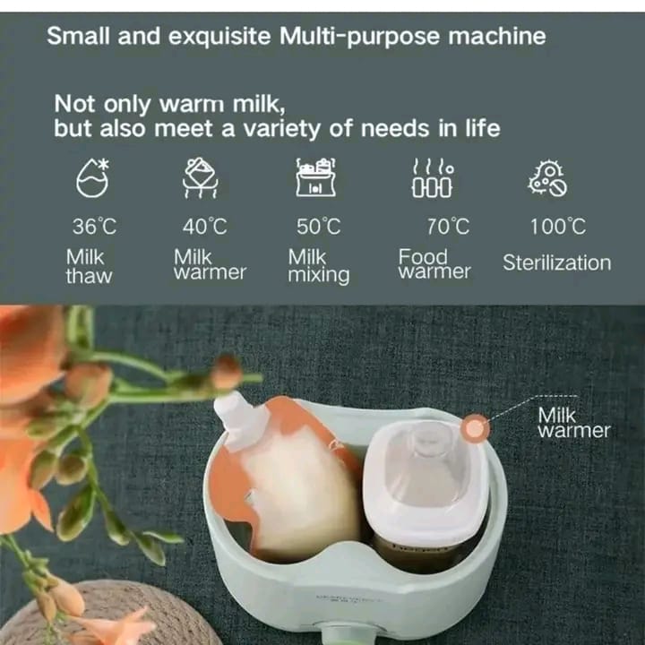 Double Electric Milk Bottle Warmer, Sterilizer And Defroster