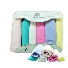 6-Pack Baby Washcloths - Soft Viscose Washcloth, Baby Wash Cloths for Newborn, Kids, Bath Baby Towels, Face Towel, Face Cloths for Washing Face