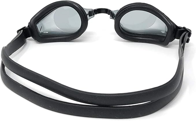 Swimming Goggles Anti-Fog Anti-Loss, Pool and Sea for Adults and Children, Adjustable Nose Bridge and Elastic Band