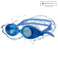Swimming Goggles Anti-Fog Anti-Loss, Pool and Sea for Adults and Children, Adjustable Nose Bridge and Elastic Band