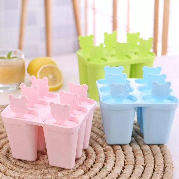Popsicle Molds, Non-BPA Silicone Ice Pop Maker, with 6 Sticks Reusable easier to pull out and clean