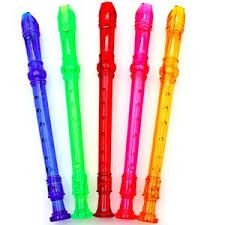 Transparent  For Toddler Education Plastic Flute For Kids Musical Instruments Kids 6 Holes For Kids Mini Plastic Flute Mini Flute
