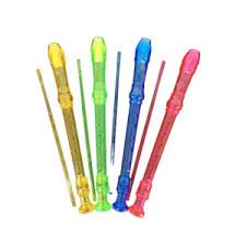 Transparent  For Toddler Education Plastic Flute For Kids Musical Instruments Kids 6 Holes For Kids Mini Plastic Flute Mini Flute