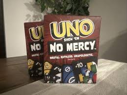 UNO Show ‘em No Mercy Card Game for Kids, Adults & Family Parties & Travel with Extra Cards, Special Rules & Tougher Penalties