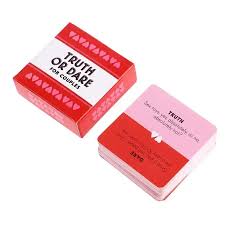 51PCS Truth Or Dare For Couples Cards Games Lovers Board Game Supply English Version Board Game