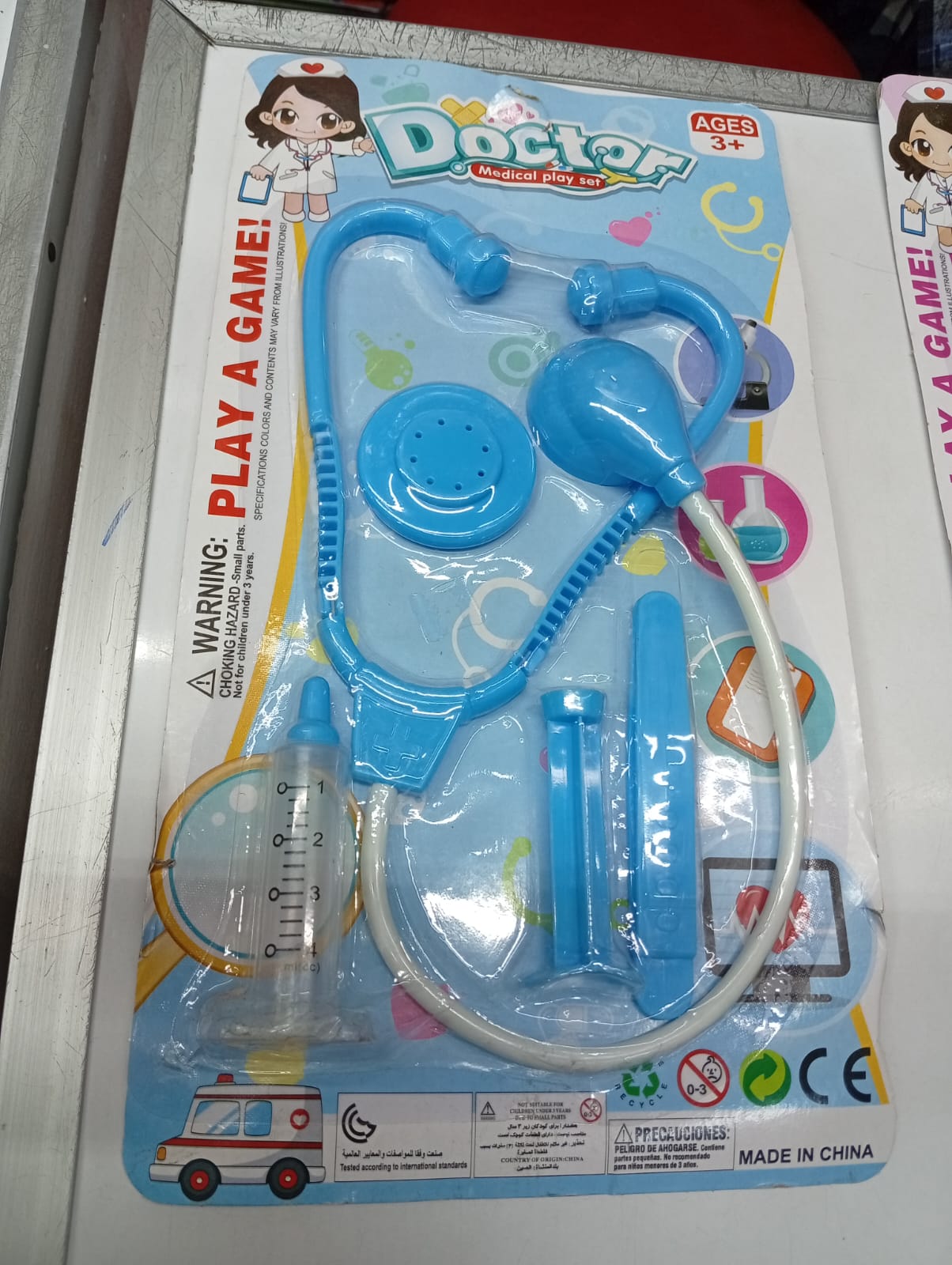 Doctor Playset Kit with Foldable Suitcase Compact Medical Accessories Toy Set Pretend Play Kit for Kids