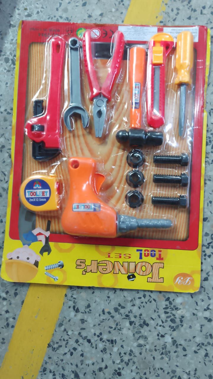 Pretend Play Tool Set, Tool Kit for Kids and Toddlers with 14 Tools  Imitation is the inherent skill God bestowed in kids