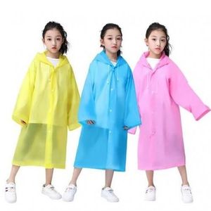 Raincoat For Kids -Waterproof Reusable Poncho For Boys And Girls.Made from high quality EVA material, durable, environmentally and comfortable; Non-toxic environmentally friendly materials to protect