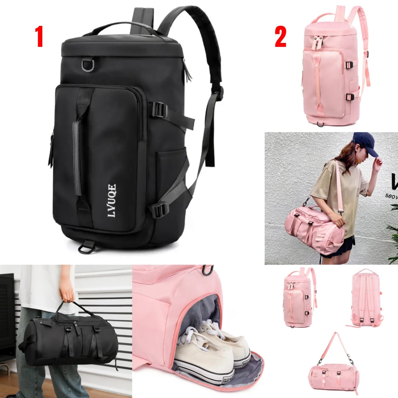 🍇BEAUTIFUL PERFECT 😍 💞 Fashion Elegant Duffle Bag, Fancy Duffle Original Travel Bag, Weekend Duffel Bag With A Shoulder Strap