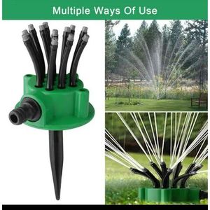 360 Degree Garden Sprinkler Flexible Auto Lawn Irrigation Water Sprinkler Spray Nozzle Garden Plant Watering System New.can be used to water your garden, outdoor lawn, field, vegetable garden, farm, e