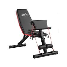 📍GYM BENCH- YOUR FITNESS PARTNER📍Adjustable Workout Bench With Fitness Rope- Black | Fast Adjustment Multipurpose Workout Bench For Home Gym