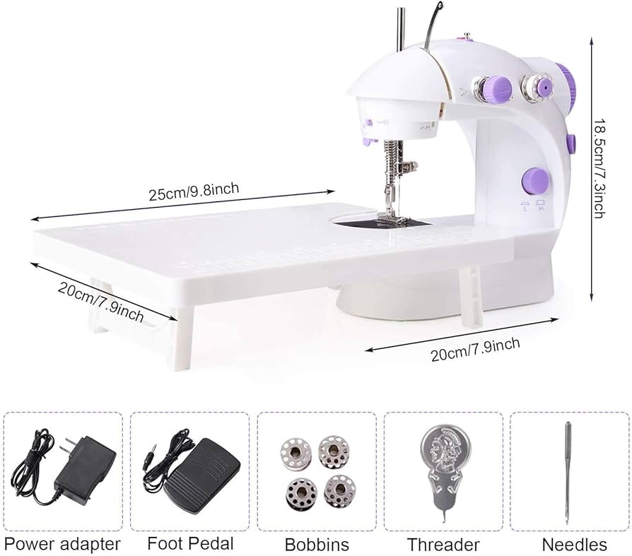 ✅️✔️PERFECT CHOICE ✨️💦Portable Mini Handheld Household Multi Function Electric Sewing Machine with Accessories for professional and DIY.Nice sight and more convenient in thread cutting.
Mini size, li