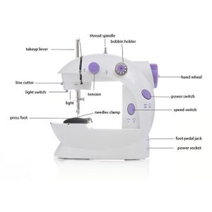 ✅️✔️PERFECT CHOICE ✨️💦Portable Mini Handheld Household Multi Function Electric Sewing Machine with Accessories for professional and DIY.Nice sight and more convenient in thread cutting.
Mini size, li