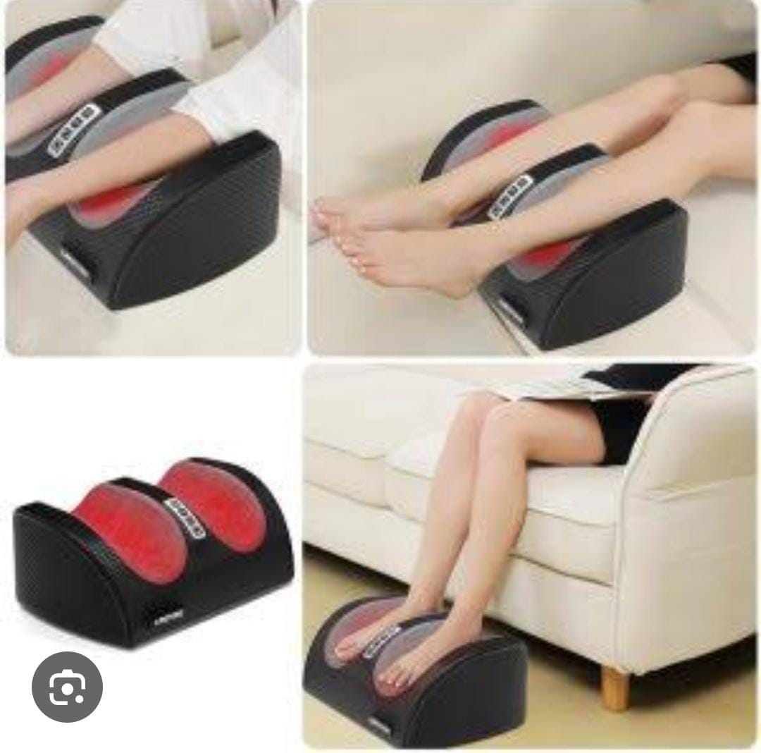 Electric Feet Massager Heater for Relaxing Foot Therapy and Warmth Relief.Provides gentle vibration massage to reduce foot fatigue and tension

Built in heating function that warms cold feet and enhan