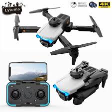 🌽❗️UNLEASH YOUR ADVENTURE WITH OUR FOLDABLE DRONES🥳🥳🔥Drone 4K HD Optical Flow Positioning Four Axis Aircraft Aerial Camera UAV Remote Control LED Lights 360 ° Roll Drone
