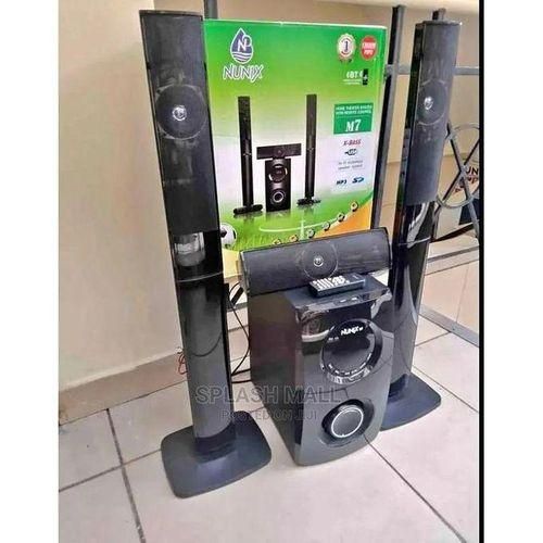 😶‍🌫️Nunix 3.1 MINI Home Theater woofer System M7.🦋Bluetooth Connectivity – Stream wirelessly from your phone, laptop, or tablet

USB & SD Card Slots – Play music directly from your flash drive or m