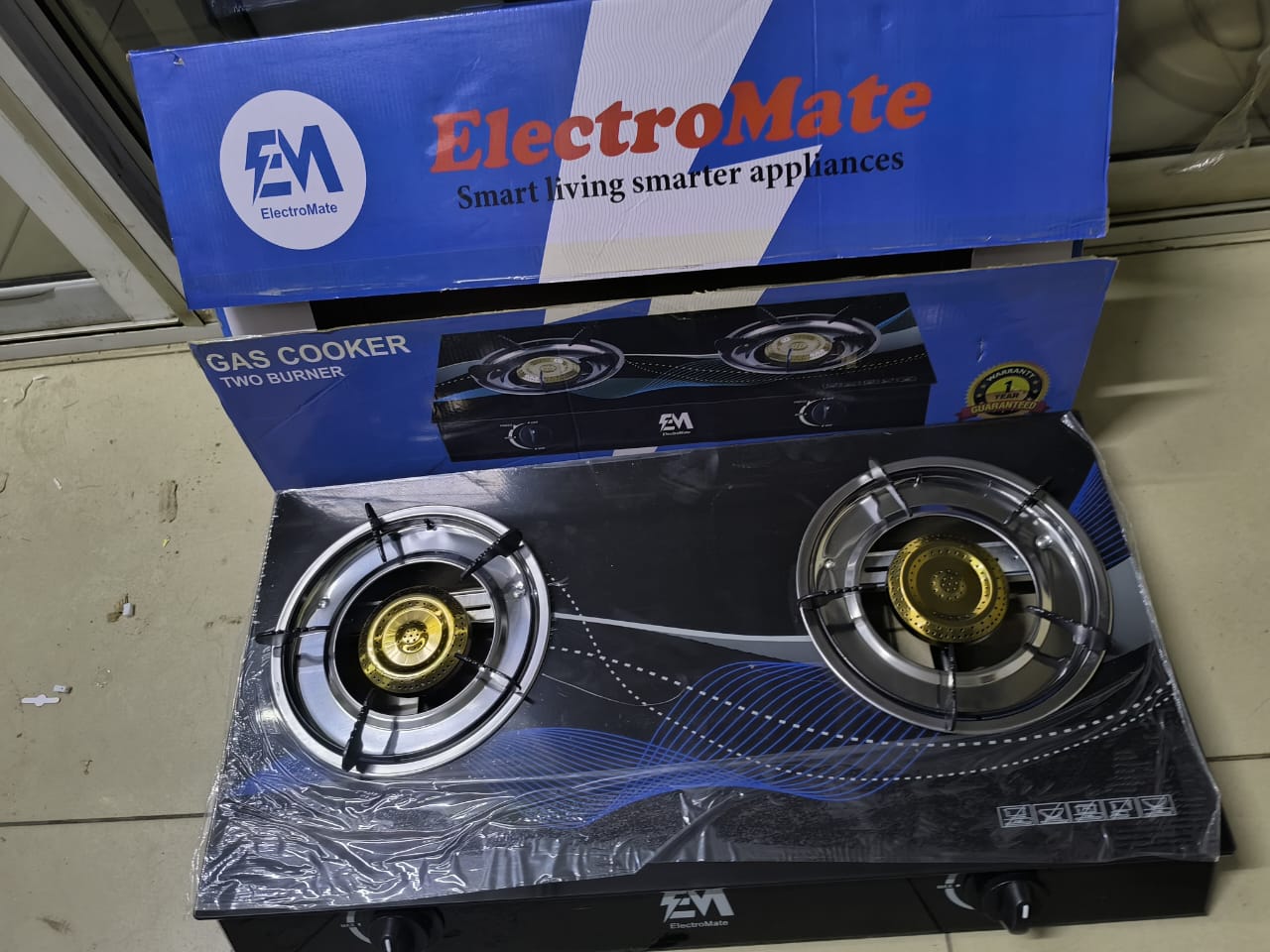 Cooked Perfectly Everytime😶‍🌫️ElectroMate Two Burners Gas Stove☀️The Table Top Gas stove or gas cooker has an auto ignition feature for lighting the burner.‎‎‎ Simply turn the burner knob to the des