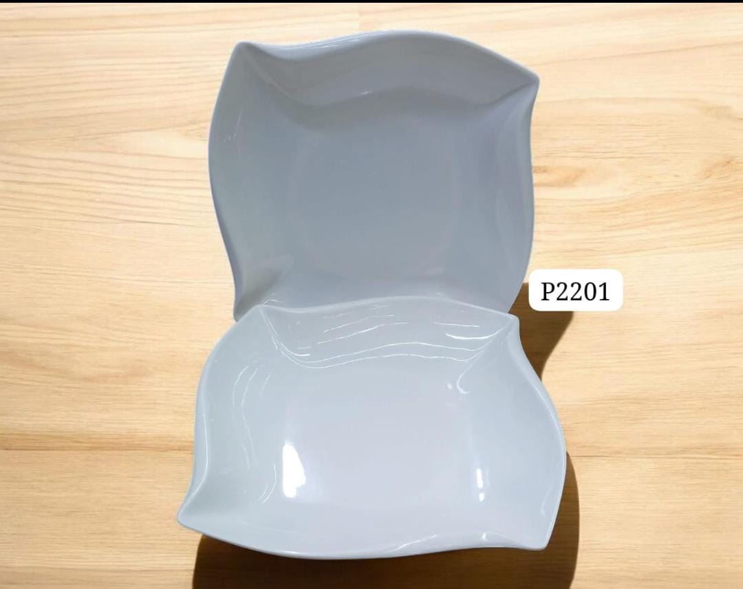 🍒TOP QUALITY 🍒Melamine Classic Heavy Square Plate 6pcs.AttractiveExtra StrongLight and portableMultiple use Easy to cleanPremium Quality