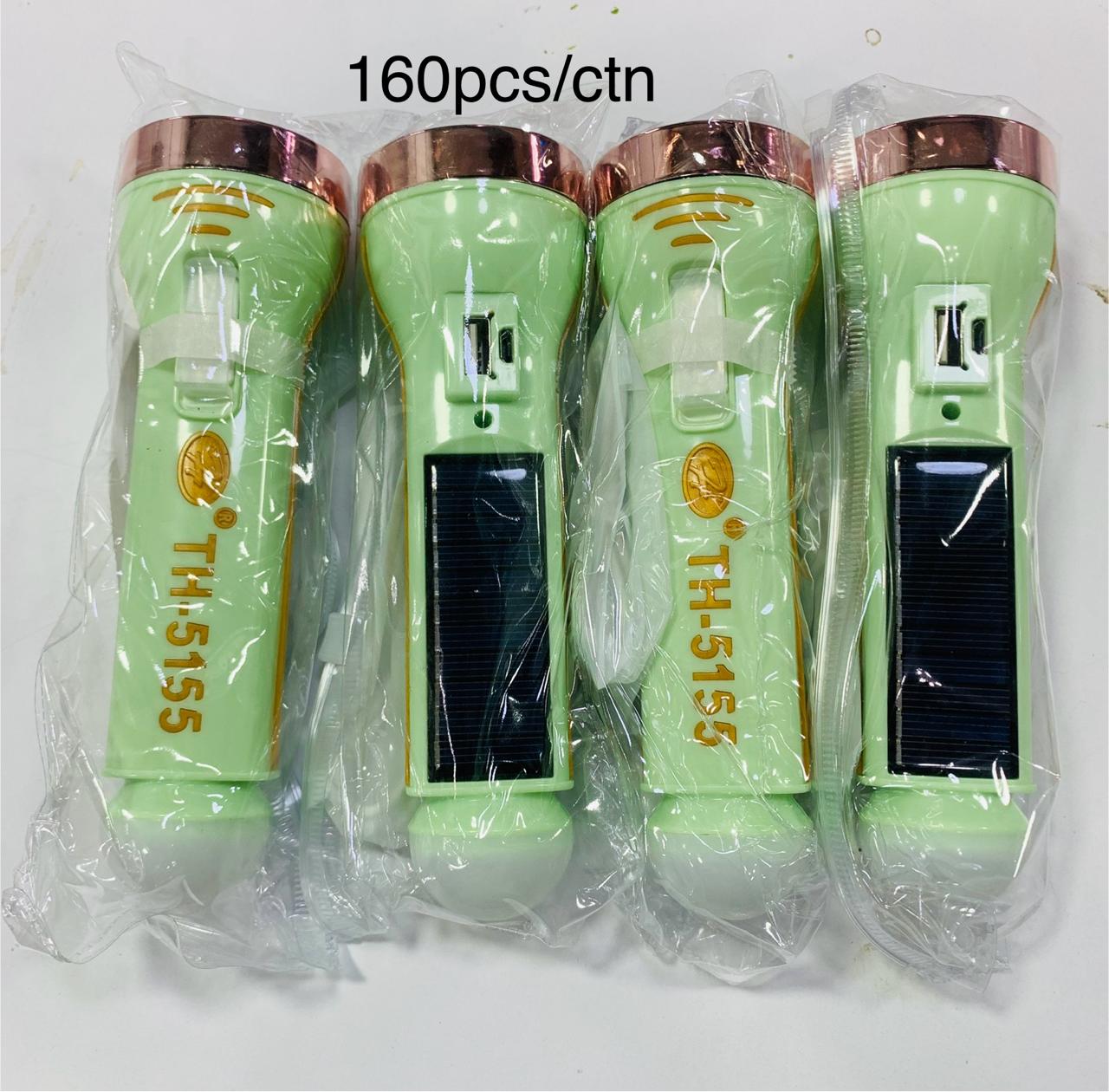 TH-5155 TH 5155 Solar Torch Solar Mobile Charger Solar Power Bank.✔3 in 1 solar powered torch
✔ be charged using solar or/and electricity.
✔ be used as a power bank to charge your phone.
✔With a very