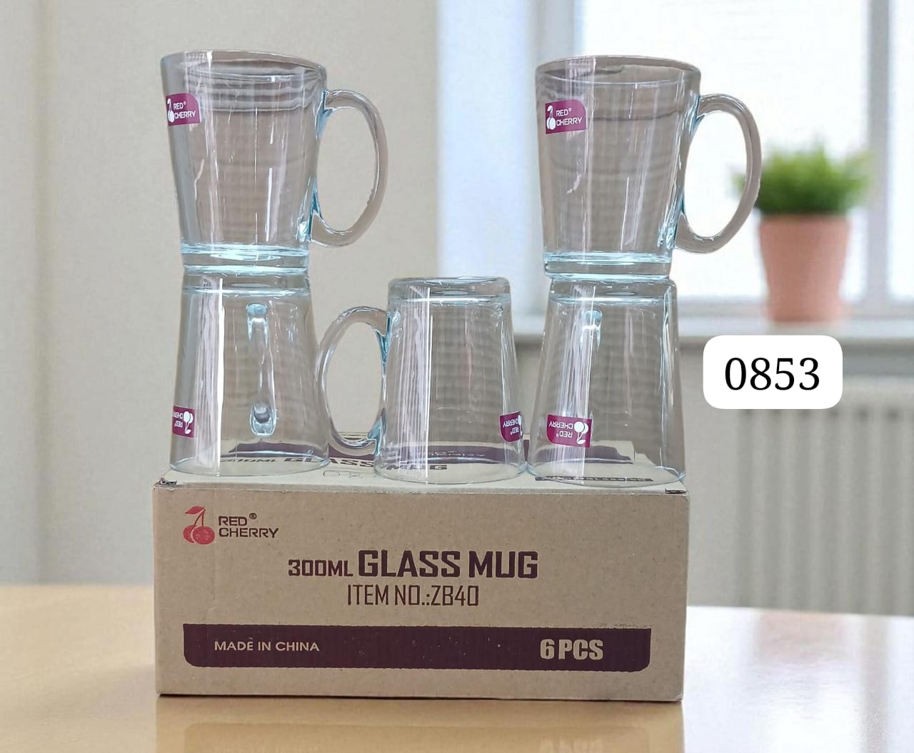 Shine Max Glass Coffee Mugs, Set of 6pcs, 225ml.Ideal for drinking tea, coffee, green tea
Color: Transparent, Material: Glass
Beautiful Accessory for Tea, Coffee, Espresso, Iced Teas, Matcha. Perfect