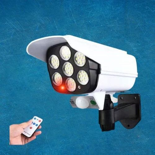 Enhance High Performance 8 To 15 Hours Lighting 2-in-1 Wall Light Dummy Fake CCTV Outdoor Security Led Solar Light Lamp🦋With 77 Bright LEDs, motion-activated, sleek Low profile design. Plus realistic