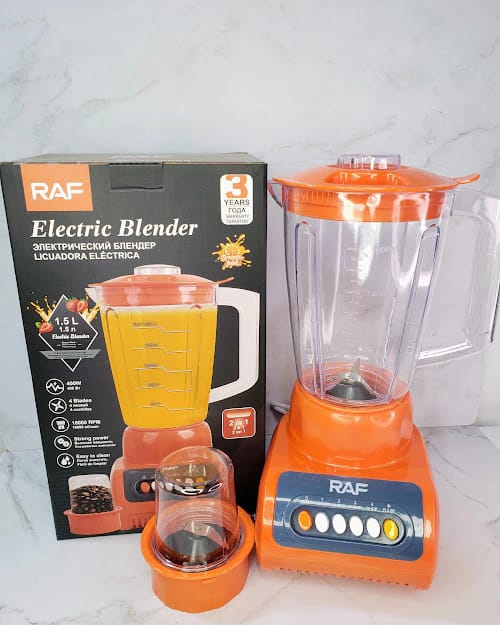 🦋RAF Commercial Blender 1.5L– Heavy-Duty Ice Crusher With Multi-Speed Control🦋designed for powerful blending, crushing, and food processing. Built with a high-efficiency motor, durable unbreakable P