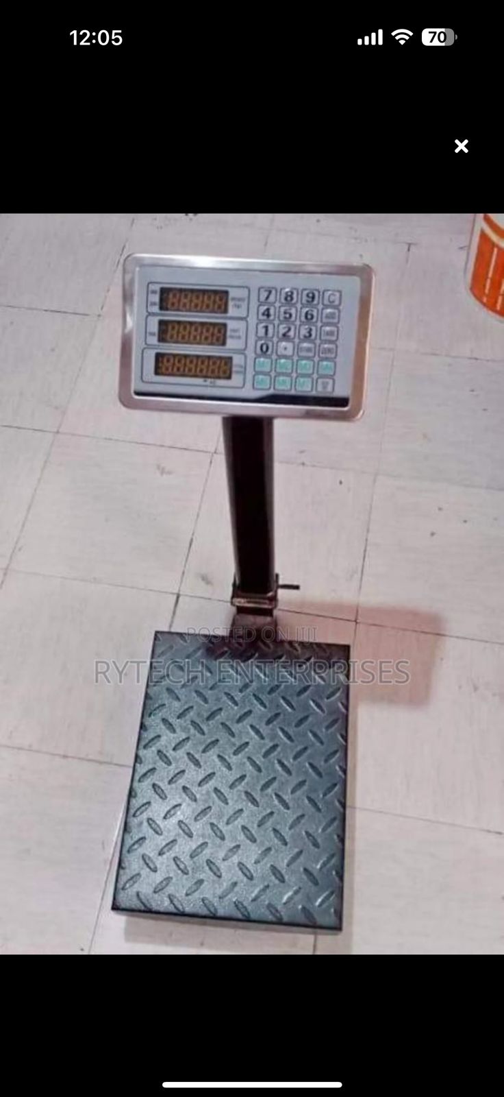 150Kgs Digital Platform Weighing Scale🤮Heavy Duty Industrial Digital Platform Weigh Scale!
Price Computing Digital Weight Scale!
20g Precision, 50g Divisions
Displays Weight, Unit Price and Total Pri