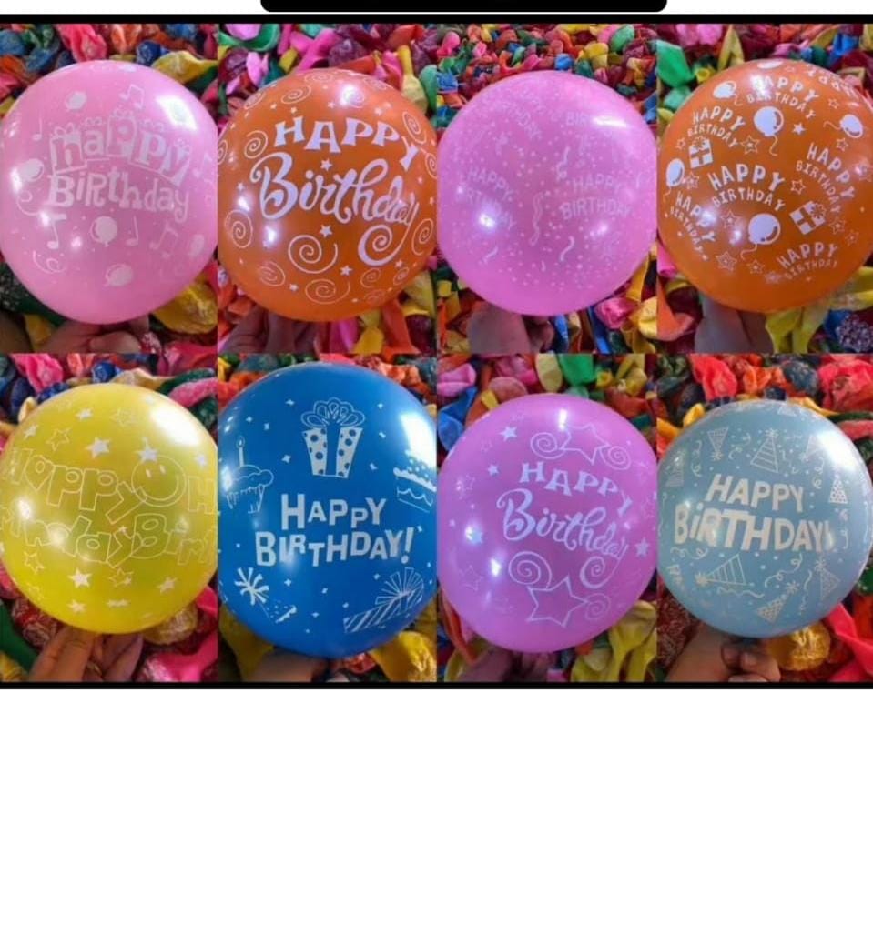 100pcs multicolor birthday balloons🎈🎉.Nothing can add vitality to a party or event more than beautiful balloons. Countless theme parties are inseparable from the infinite combination of colorful bal