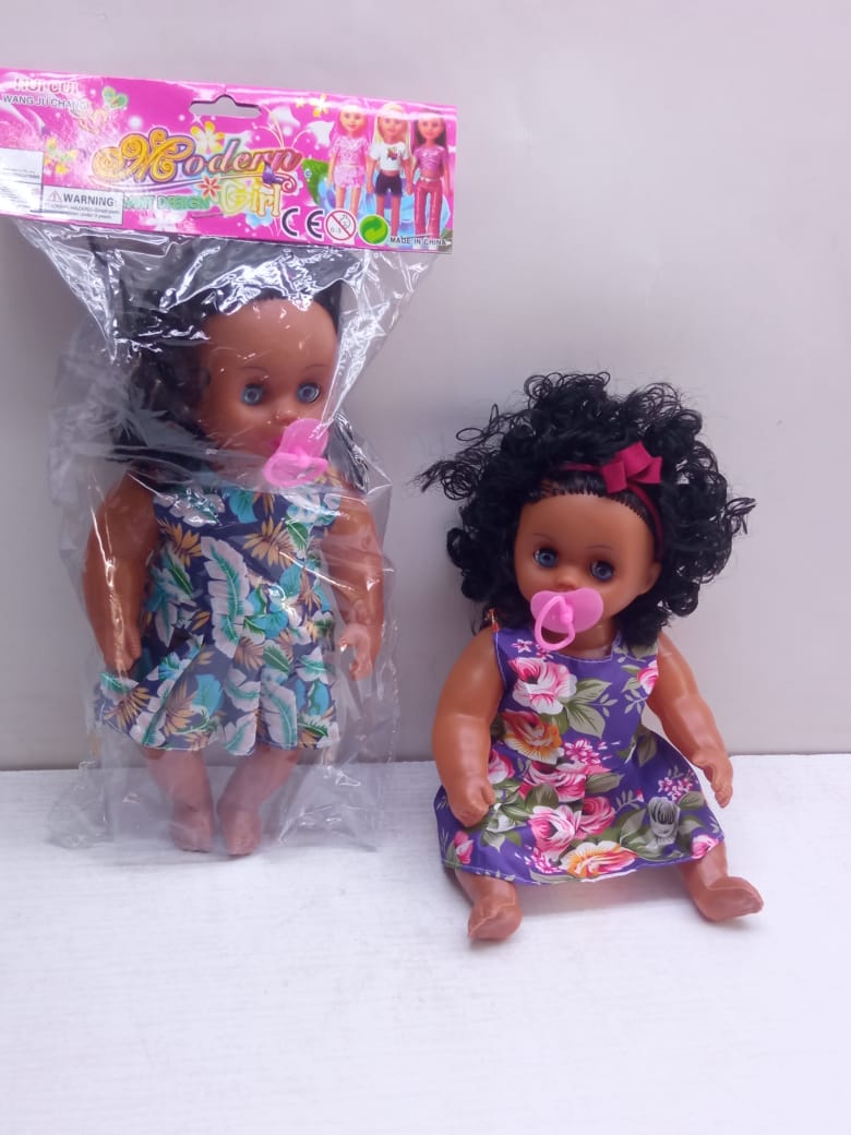 💫⚡️👌Black doll
With a pacifier and make crying sounds
28cm long

*