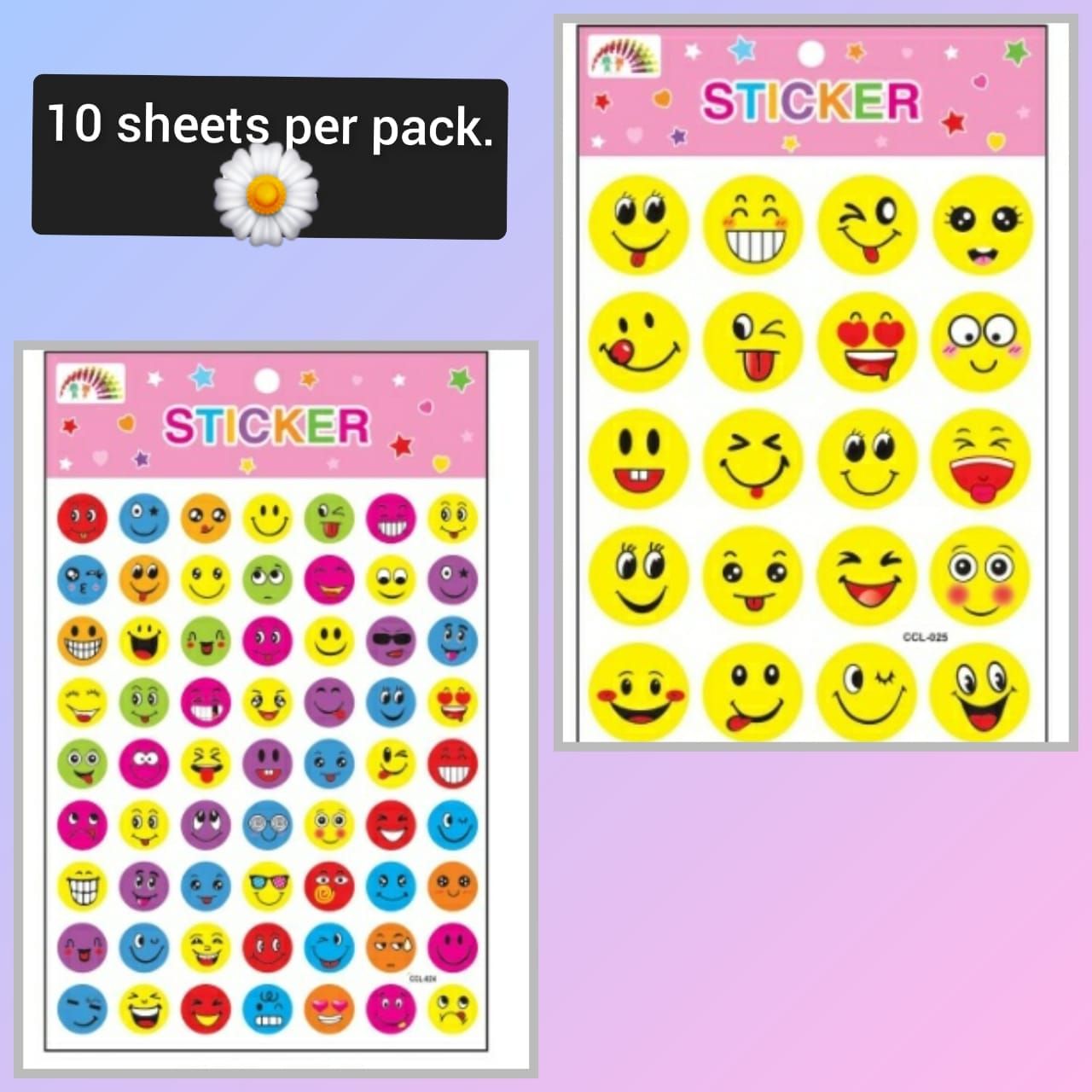 😊😀STICKERS 10 SHEETS PER PACKHIGH QUALITY.
GIVES A GREAT UNIQUE LOOK TO YOUR WALLS
CAN BE APPLIED TO SMOOTH SURFACES,SUCH AS WALLS DOORS AND CLOSETS
ADHESIVE
BEAUTIFUL