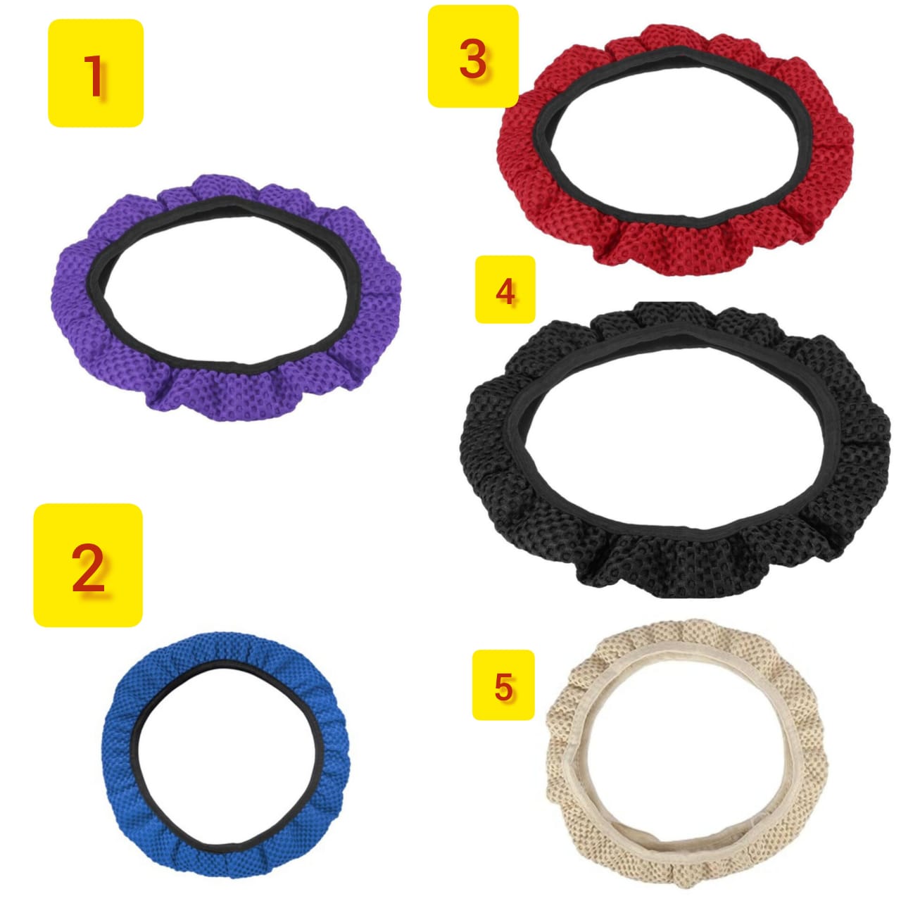 New Steering Wheel Cover – Style Meets Comfort 🚗✨
Upgrade your driving experience with this brand-new steering wheel cover — designed for a better grip, enhanced comfort, and a touch of style in your