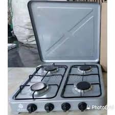 Nunix Table Top Cooker 3 Gas + 1 Electric Burner – Multifunctional Stainless Steel Gas & Electric Cooker for Fast, Efficient and Flexible Home Cooking
