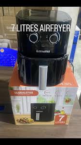 7 Litres Manual Globalstar Airfryer 1600 Watts – Healthy Oil-Free Cooking, Large Capacity, Easy Operation, Energy Efficient